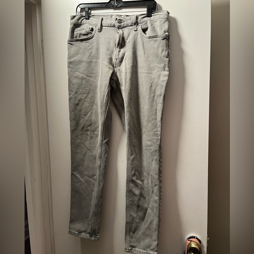 Men’s everlane gray slim fit jeans 33x32